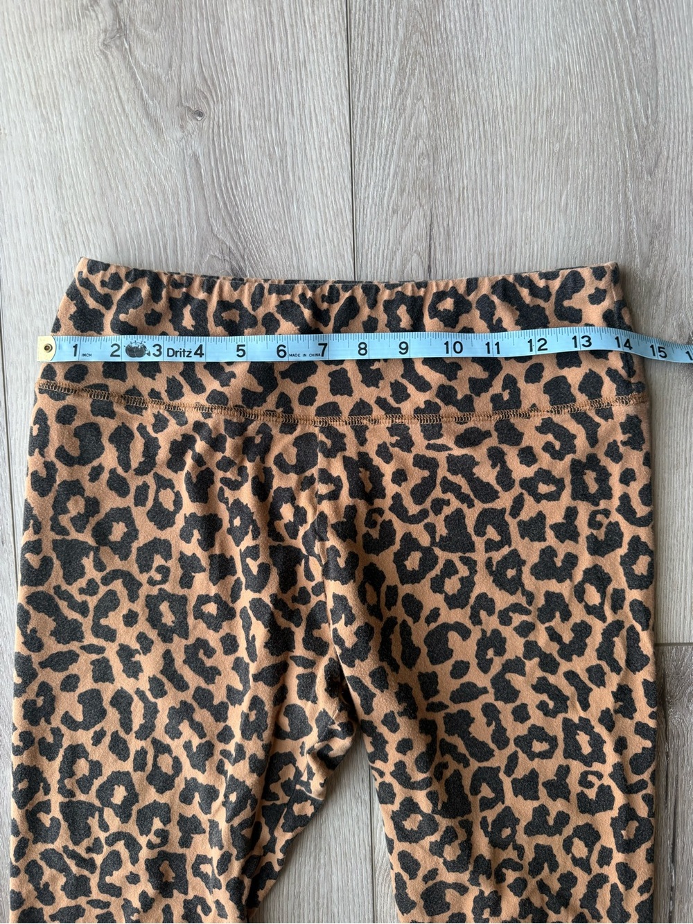 wild fable Leopard-Print Leggings in Black and Tan - Picture 6 of 7